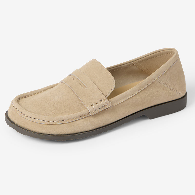 Mocasines Monologue de piel taupe – imagen 5