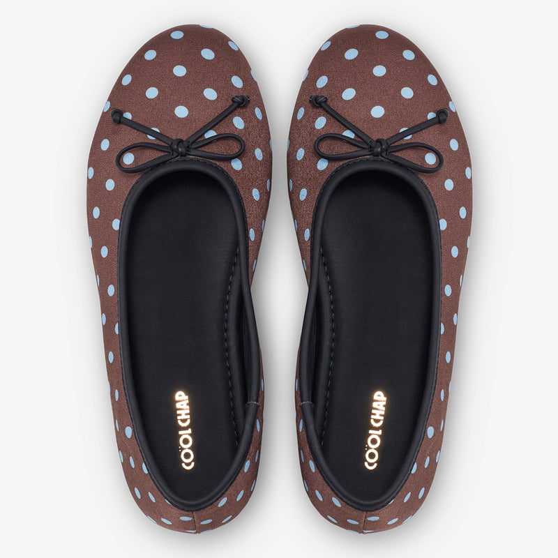 Bailarinas de lunares Polka Dots marrón – imagen 3