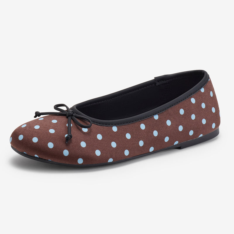 Bailarinas de lunares Polka Dots marrón – imagen 5