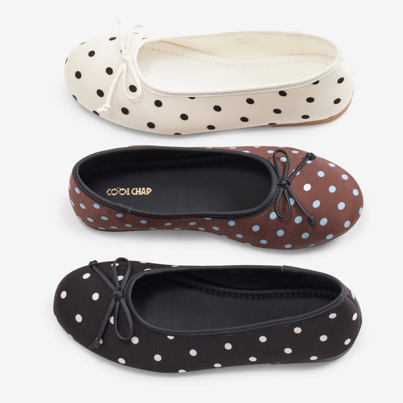 Bailarinas de lunares Polka Dots marrón – imagen 6