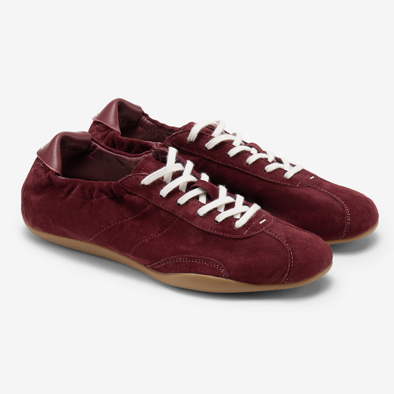 Zapatillas Solus Pes de piel granate – imagen 2