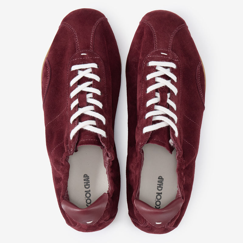 Zapatillas Solus Pes de piel granate – imagen 3