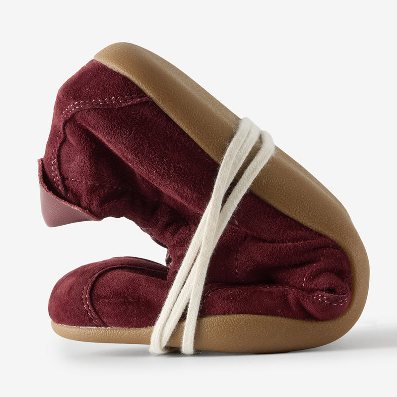 Zapatillas Solus Pes de piel granate – imagen 4