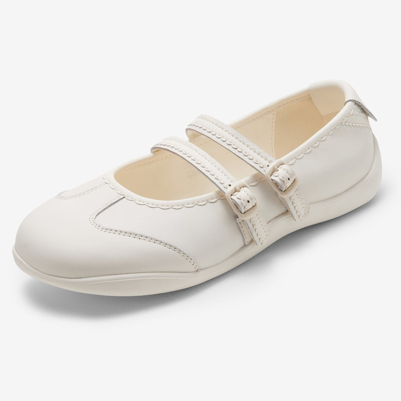 Merceditas Epoch Epistle de piel blanco roto – imagen 4