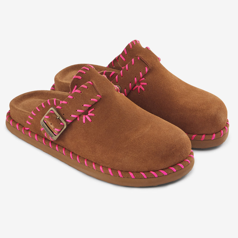 Sandalias Space Patchwork de piel rosa – imagen 2