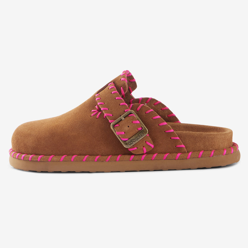 Sandalias Space Patchwork de piel rosa
