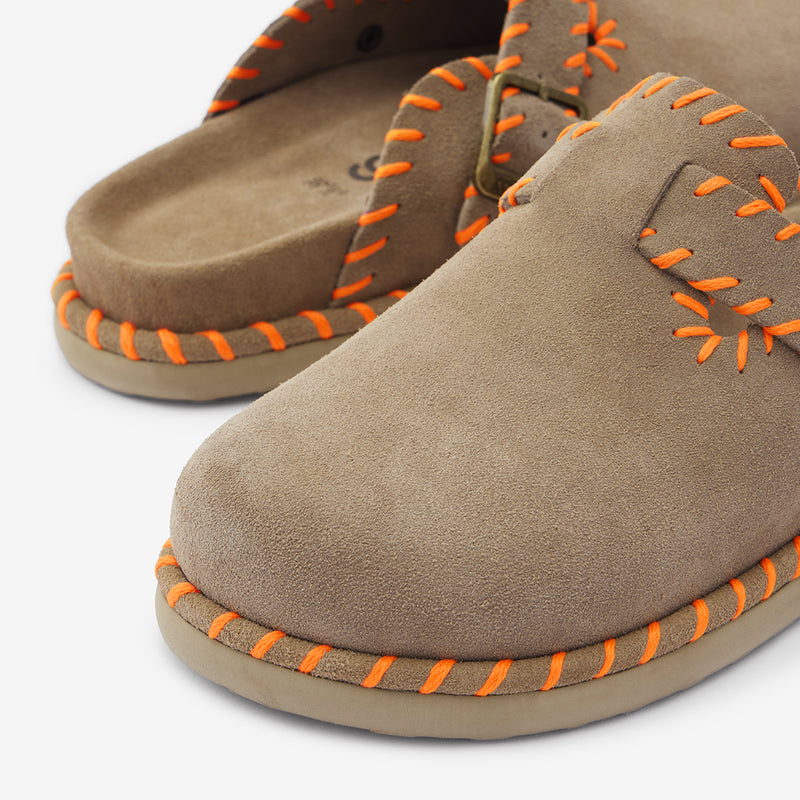 Sandalias Space Patchwork de piel naranja – imagen 4