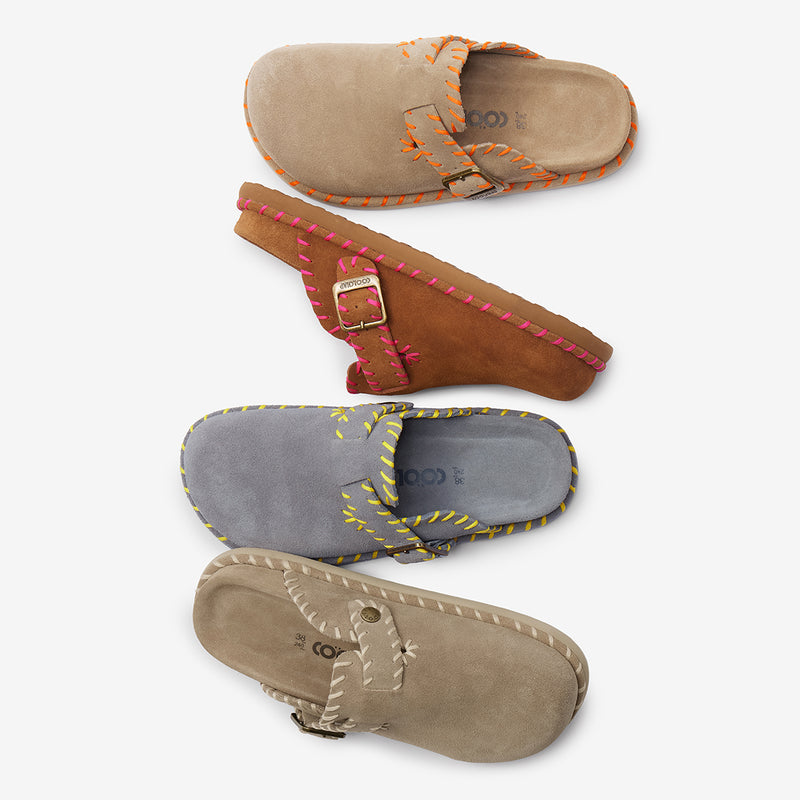 Sandalias Space Patchwork de piel Termosolar – imagen 7