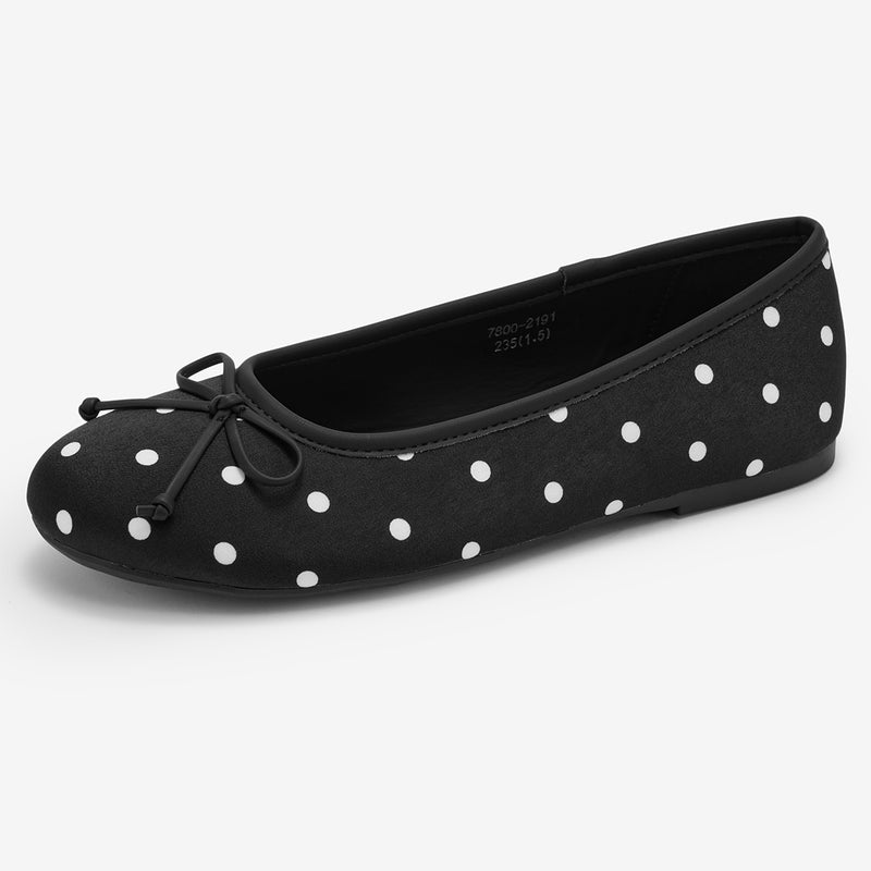 Bailarinas de lunares Polka Dots negras – imagen 5