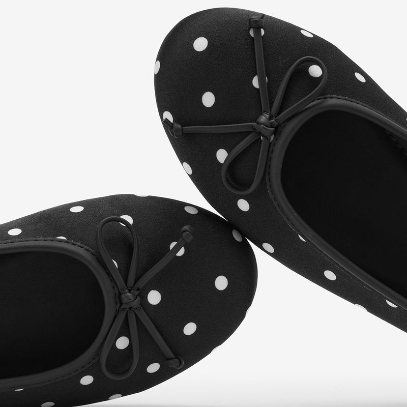 Bailarinas de lunares Polka Dots negras – imagen 6