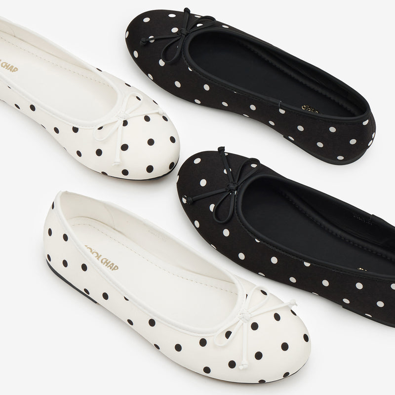 Bailarinas de lunares Polka Dots negras – imagen 7